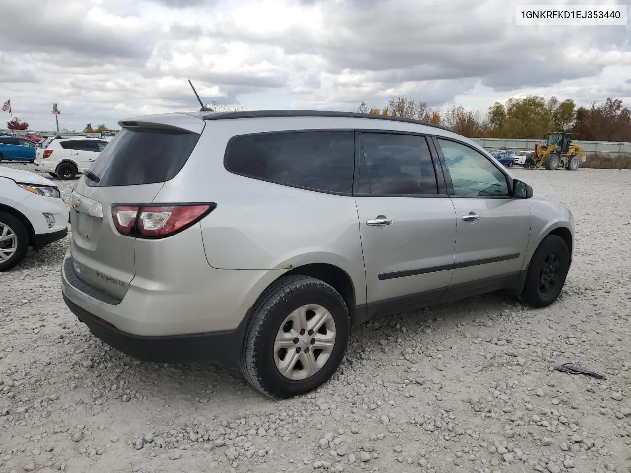 2014 Chevrolet Traverse Ls VIN: 1GNKRFKD1EJ353440 Lot: 77486064