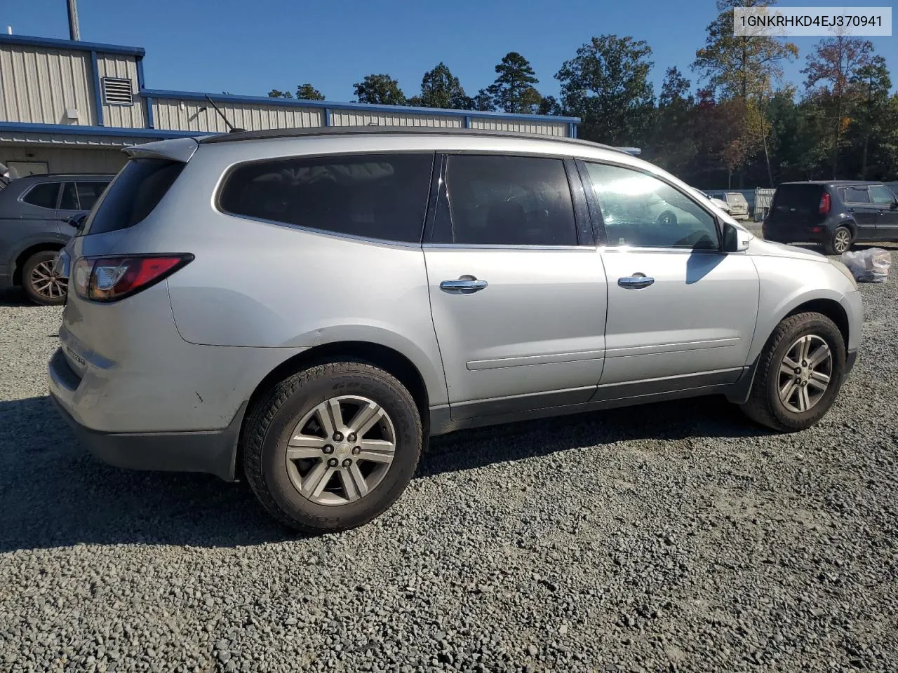 2014 Chevrolet Traverse Lt VIN: 1GNKRHKD4EJ370941 Lot: 77540384