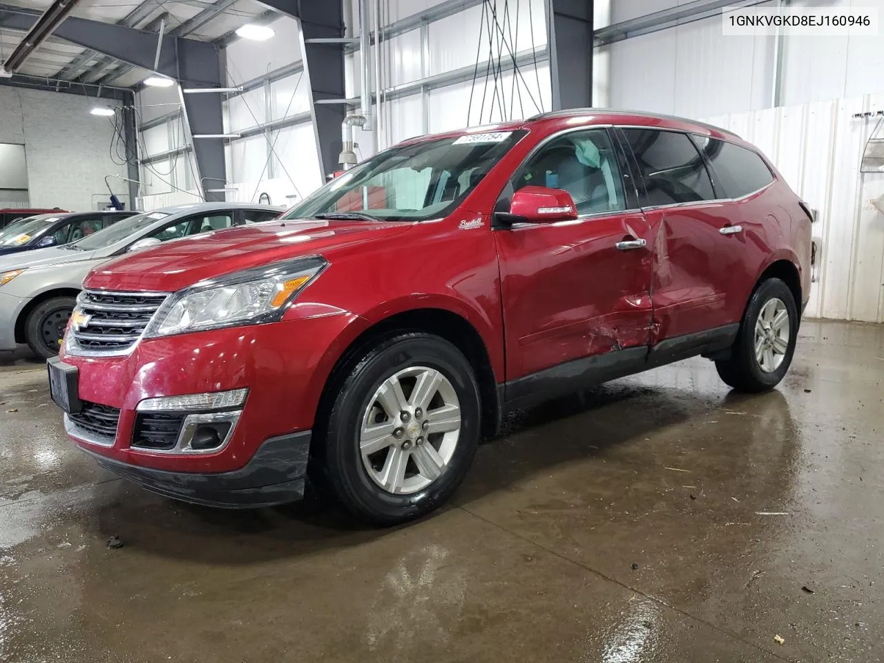 2014 Chevrolet Traverse Lt VIN: 1GNKVGKD8EJ160946 Lot: 77591754