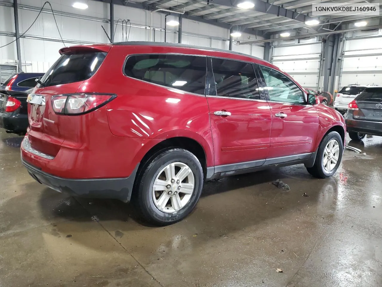 2014 Chevrolet Traverse Lt VIN: 1GNKVGKD8EJ160946 Lot: 77591754