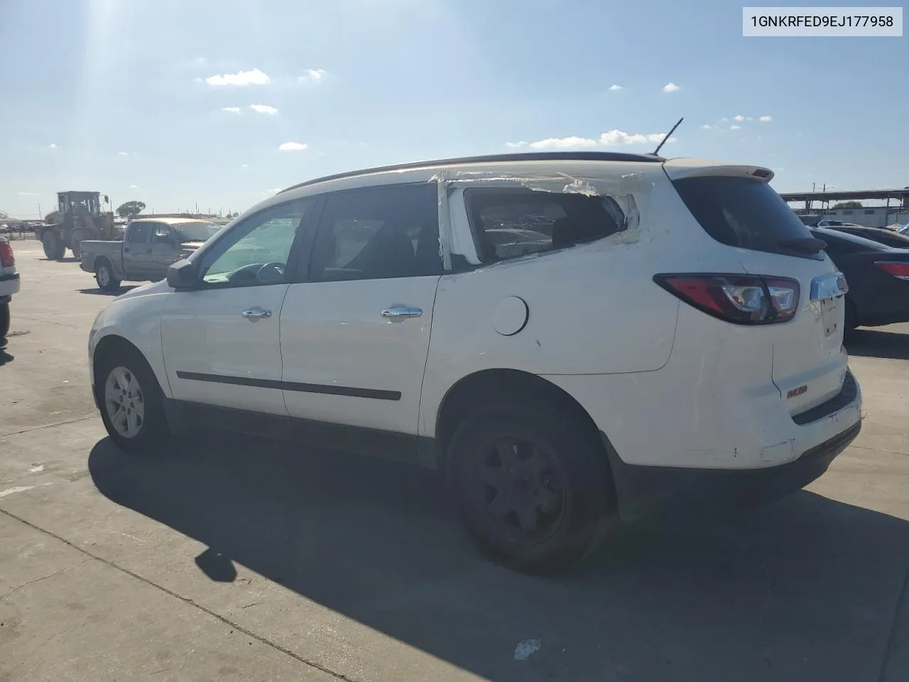 2014 Chevrolet Traverse Ls VIN: 1GNKRFED9EJ177958 Lot: 78061754