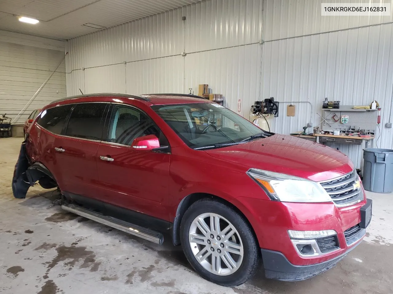 2014 Chevrolet Traverse Lt VIN: 1GNKRGKD6EJ162831 Lot: 78248304