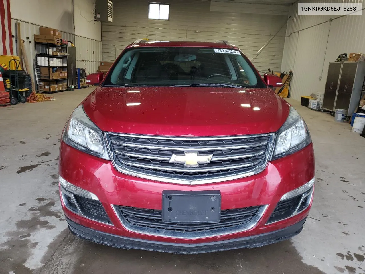 2014 Chevrolet Traverse Lt VIN: 1GNKRGKD6EJ162831 Lot: 78248304