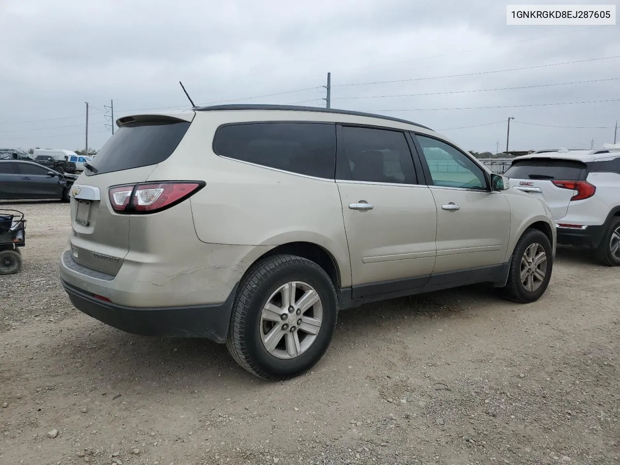 2014 Chevrolet Traverse Lt VIN: 1GNKRGKD8EJ287605 Lot: 78594344