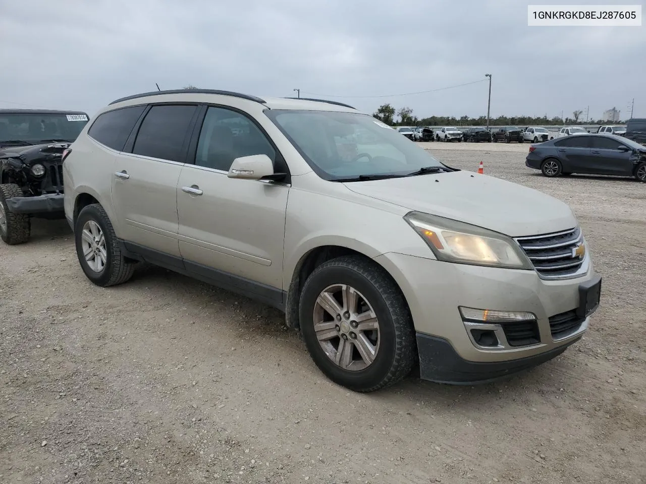 2014 Chevrolet Traverse Lt VIN: 1GNKRGKD8EJ287605 Lot: 78594344