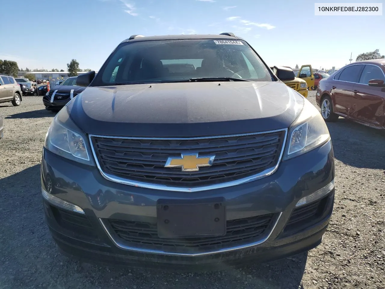 2014 Chevrolet Traverse Ls VIN: 1GNKRFED8EJ282300 Lot: 78641544