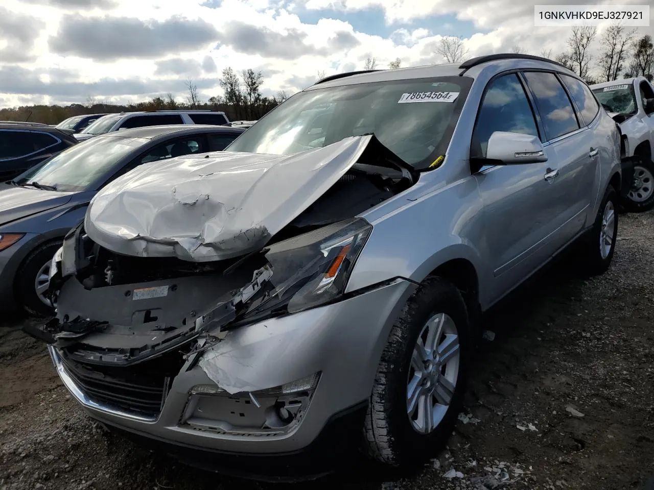 2014 Chevrolet Traverse Lt VIN: 1GNKVHKD9EJ327921 Lot: 78654564