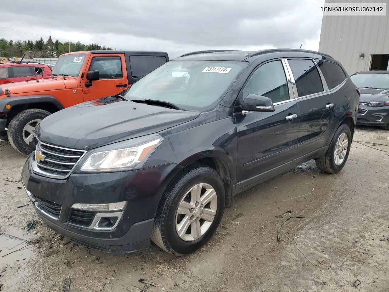 2014 Chevrolet Traverse Lt VIN: 1GNKVHKD9EJ367142 Lot: 78717174