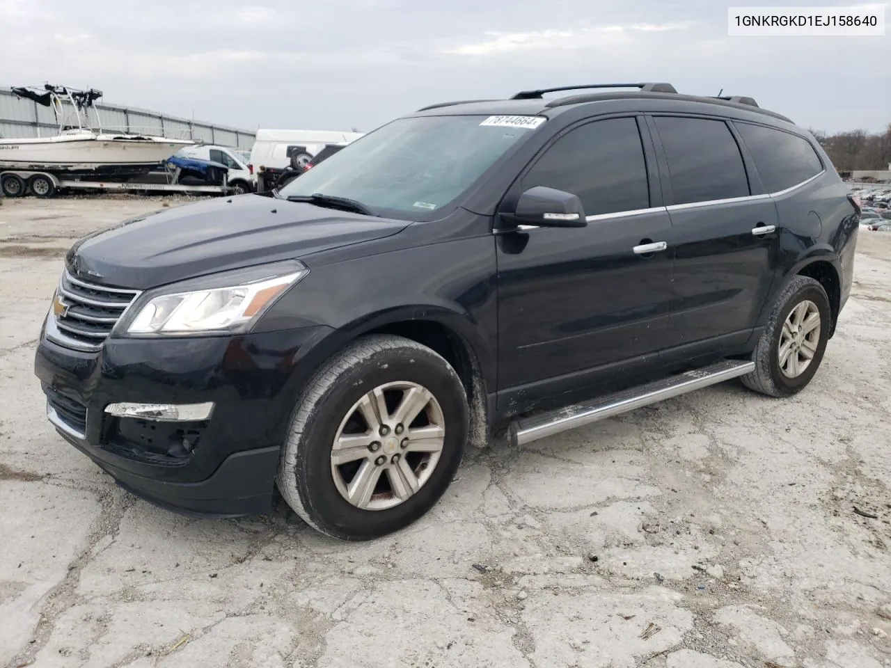 2014 Chevrolet Traverse Lt VIN: 1GNKRGKD1EJ158640 Lot: 78744664