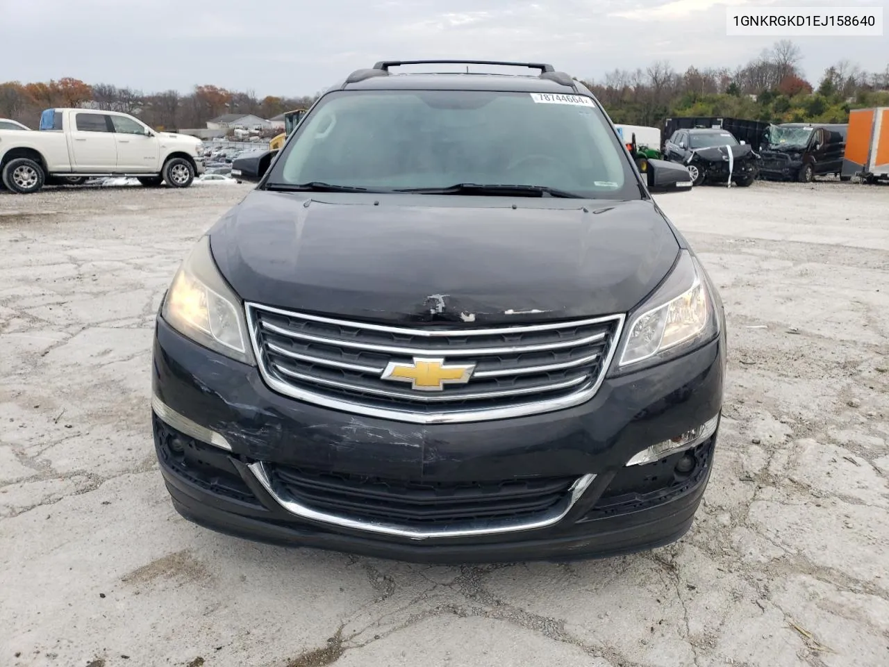 2014 Chevrolet Traverse Lt VIN: 1GNKRGKD1EJ158640 Lot: 78744664