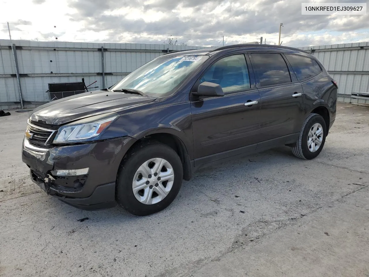 2014 Chevrolet Traverse Ls VIN: 1GNKRFED1EJ309627 Lot: 79296764