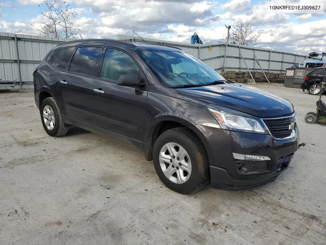 2014 Chevrolet Traverse Ls VIN: 1GNKRFED1EJ309627 Lot: 79296764