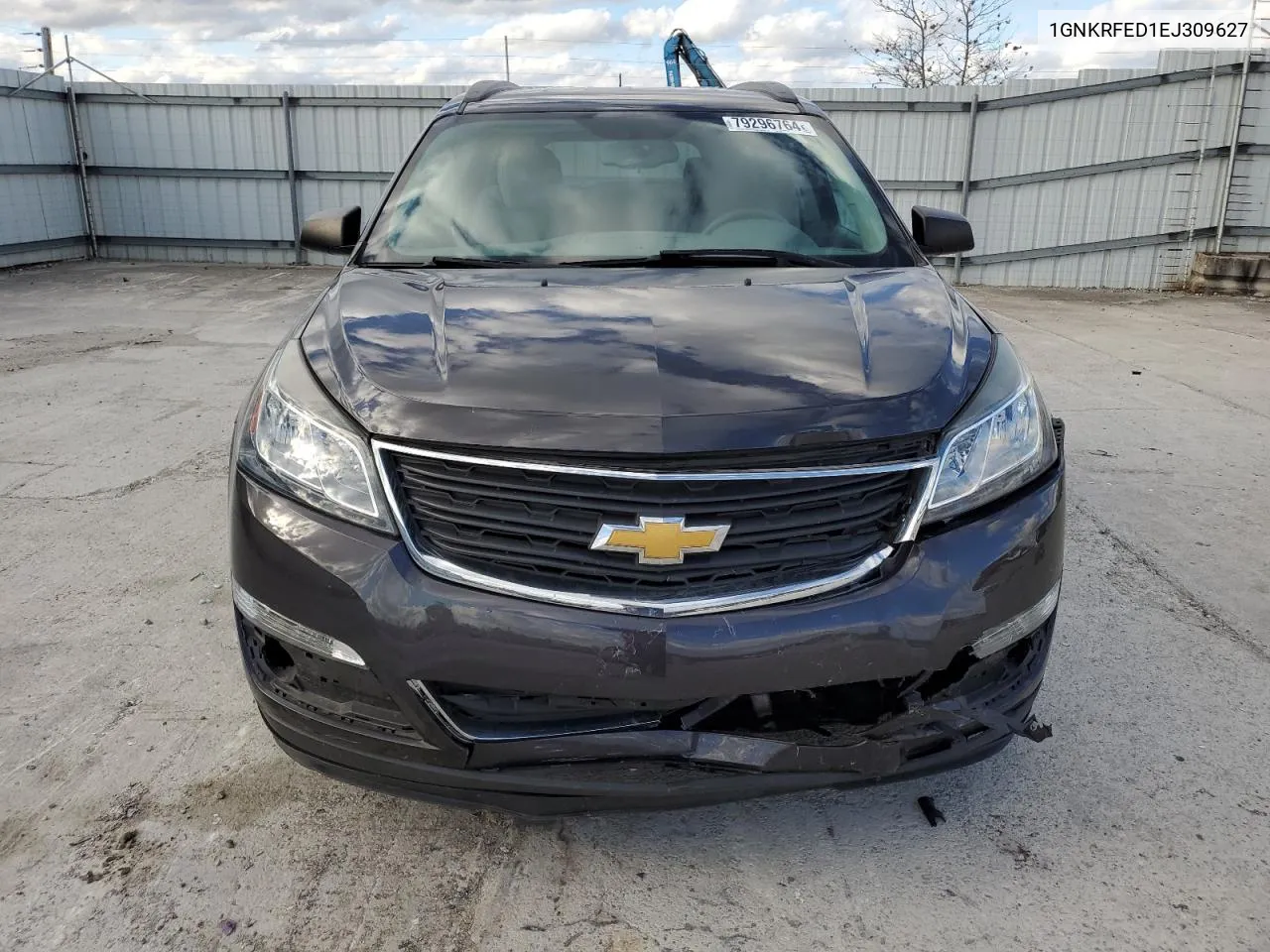 2014 Chevrolet Traverse Ls VIN: 1GNKRFED1EJ309627 Lot: 79296764