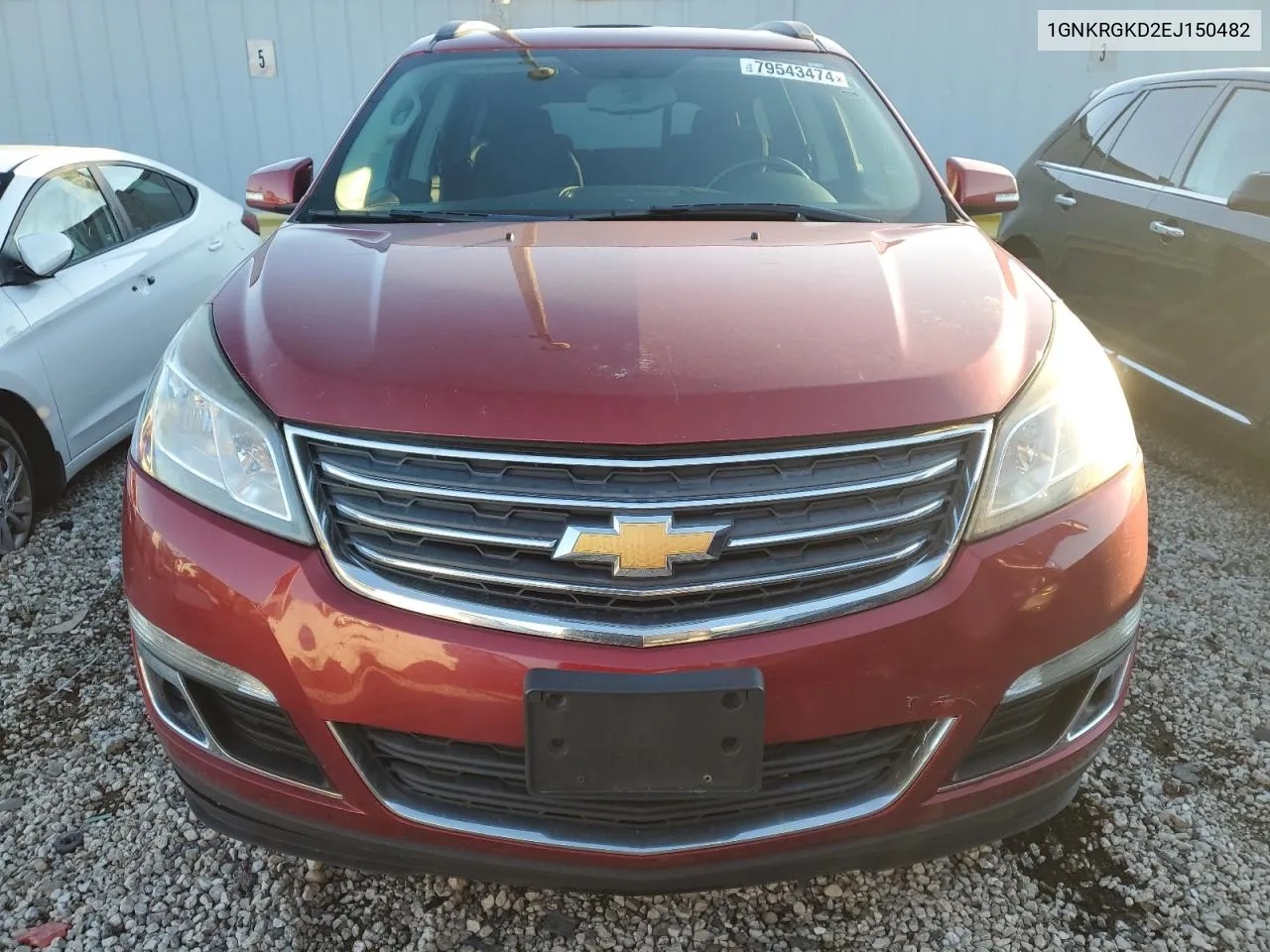 2014 Chevrolet Traverse Lt VIN: 1GNKRGKD2EJ150482 Lot: 79543474