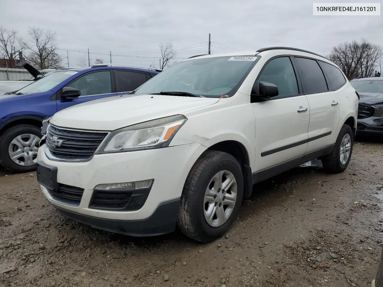 2014 Chevrolet Traverse Ls VIN: 1GNKRFED4EJ161201 Lot: 79885234