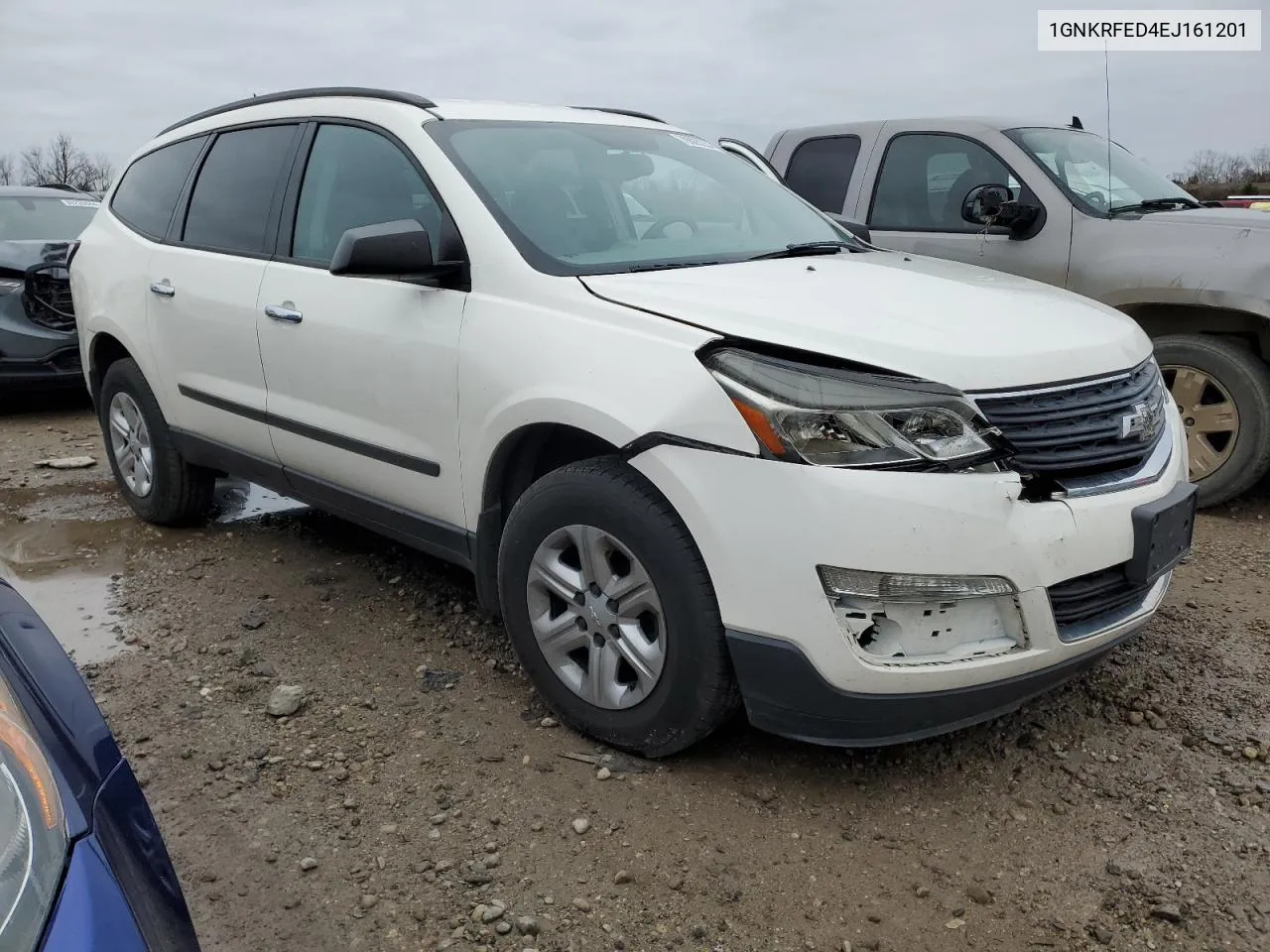 2014 Chevrolet Traverse Ls VIN: 1GNKRFED4EJ161201 Lot: 79885234