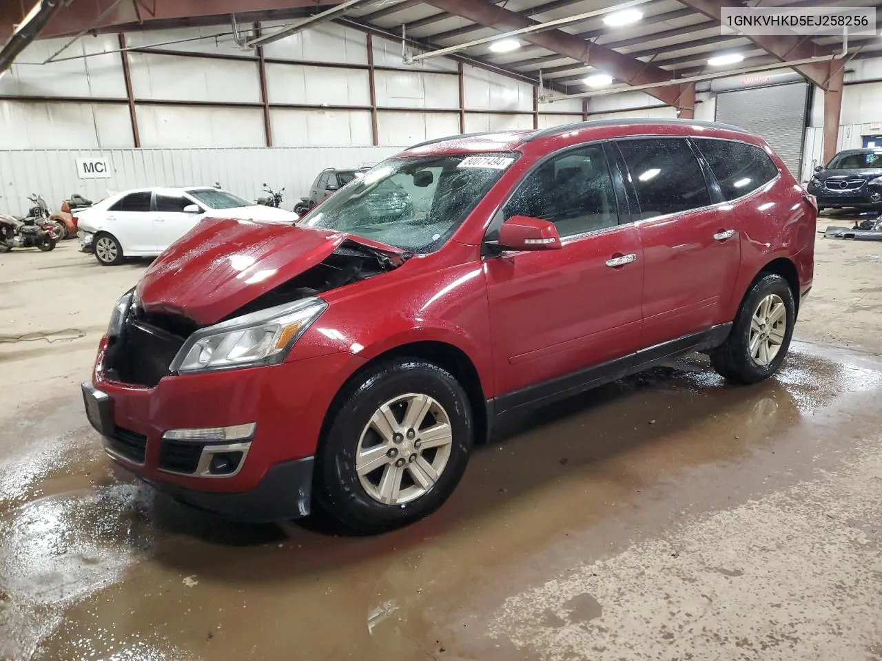 2014 Chevrolet Traverse Lt VIN: 1GNKVHKD5EJ258256 Lot: 80071494