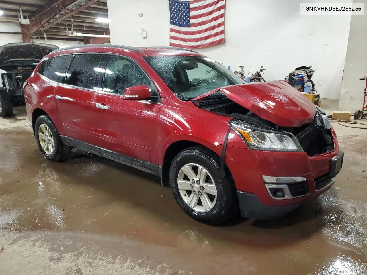 2014 Chevrolet Traverse Lt VIN: 1GNKVHKD5EJ258256 Lot: 80071494