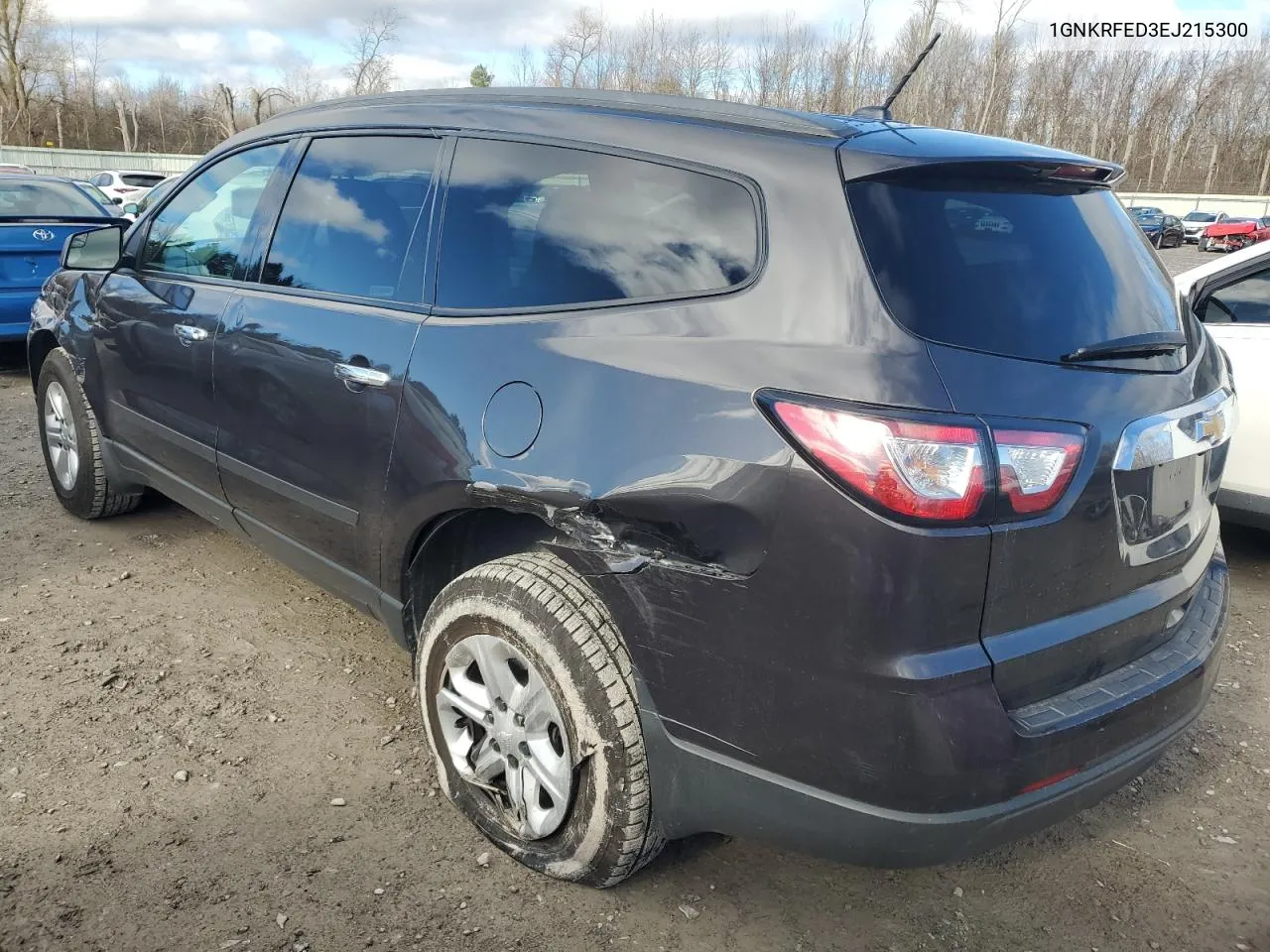 2014 Chevrolet Traverse Ls VIN: 1GNKRFED3EJ215300 Lot: 80262904