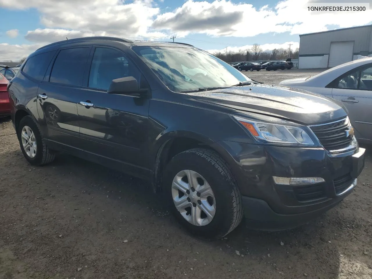 2014 Chevrolet Traverse Ls VIN: 1GNKRFED3EJ215300 Lot: 80262904