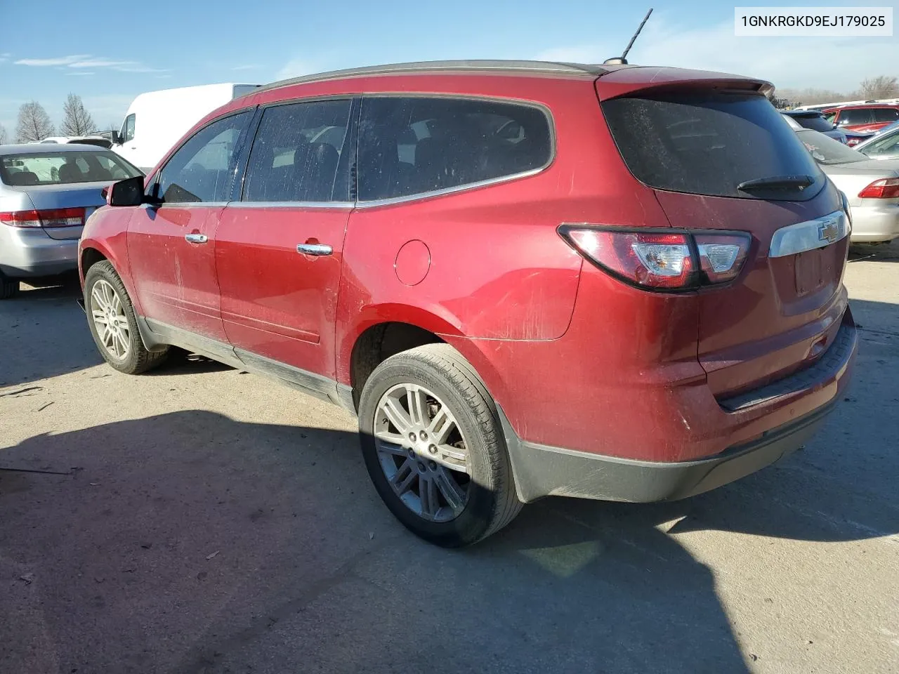 2014 Chevrolet Traverse Lt VIN: 1GNKRGKD9EJ179025 Lot: 80374753