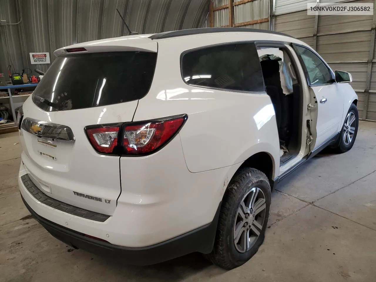 2015 Chevrolet Traverse Lt VIN: 1GNKVGKD2FJ306582 Lot: 37064134