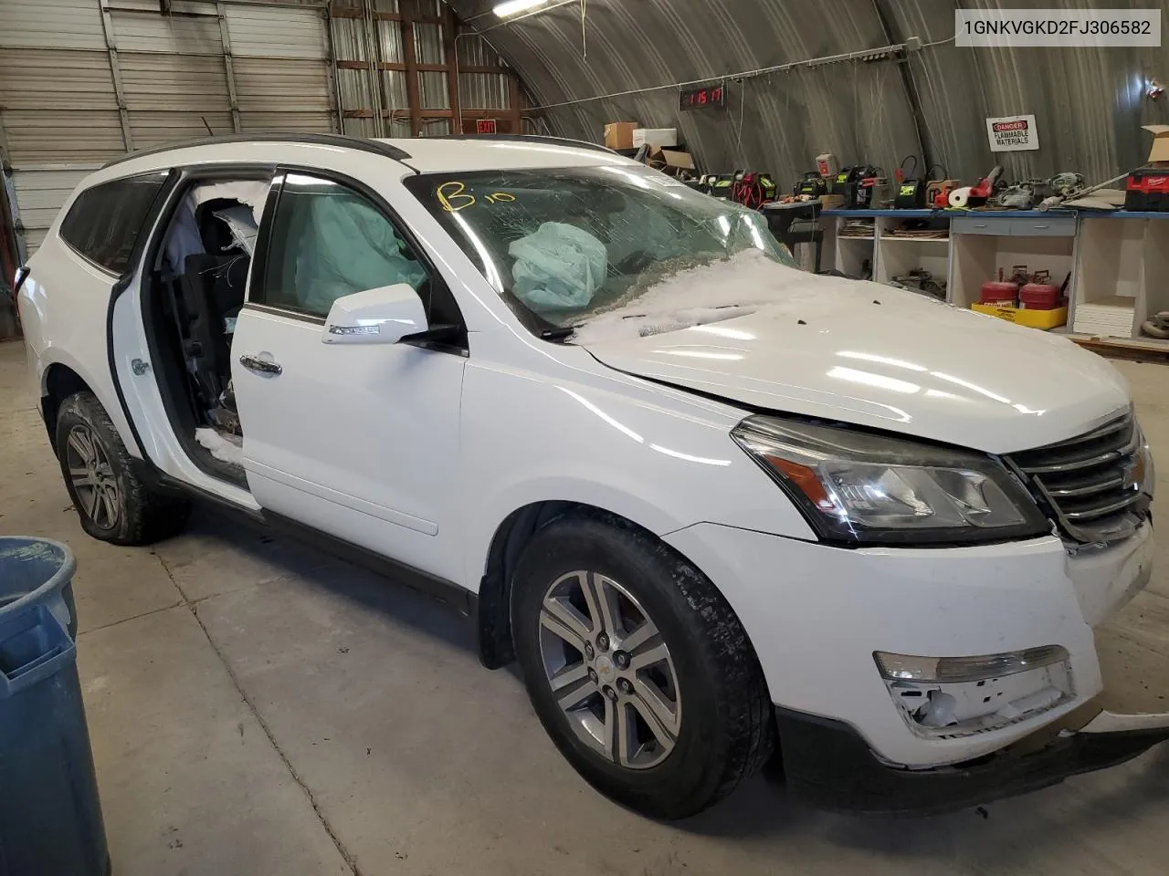 2015 Chevrolet Traverse Lt VIN: 1GNKVGKD2FJ306582 Lot: 37064134