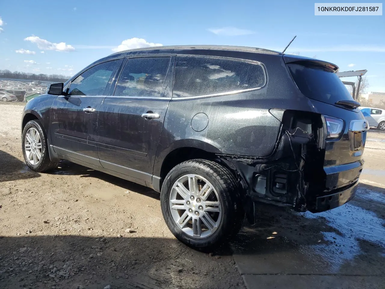 2015 Chevrolet Traverse Lt VIN: 1GNKRGKD0FJ281587 Lot: 42715744