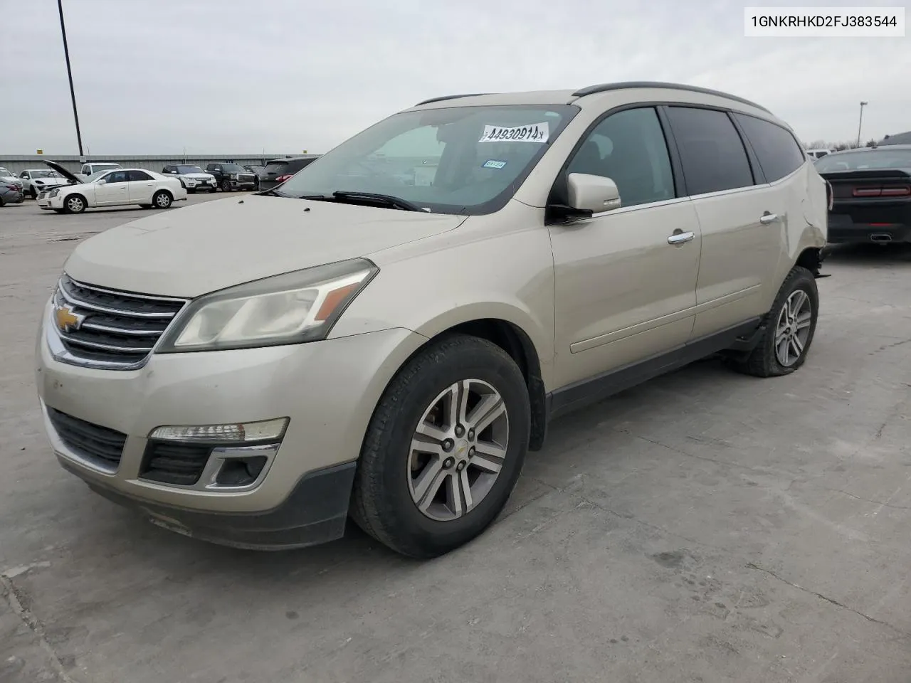 2015 Chevrolet Traverse Lt VIN: 1GNKRHKD2FJ383544 Lot: 44930914