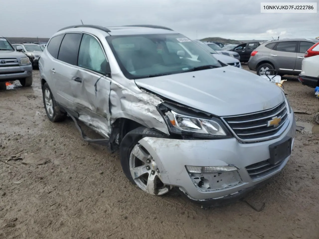 2015 Chevrolet Traverse Ltz VIN: 1GNKVJKD7FJ222786 Lot: 45026084