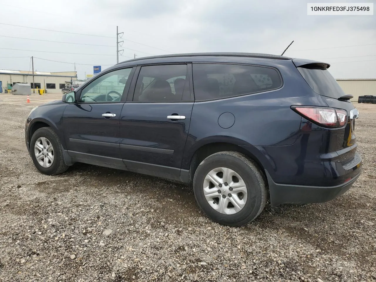 2015 Chevrolet Traverse Ls VIN: 1GNKRFED3FJ375498 Lot: 56165484