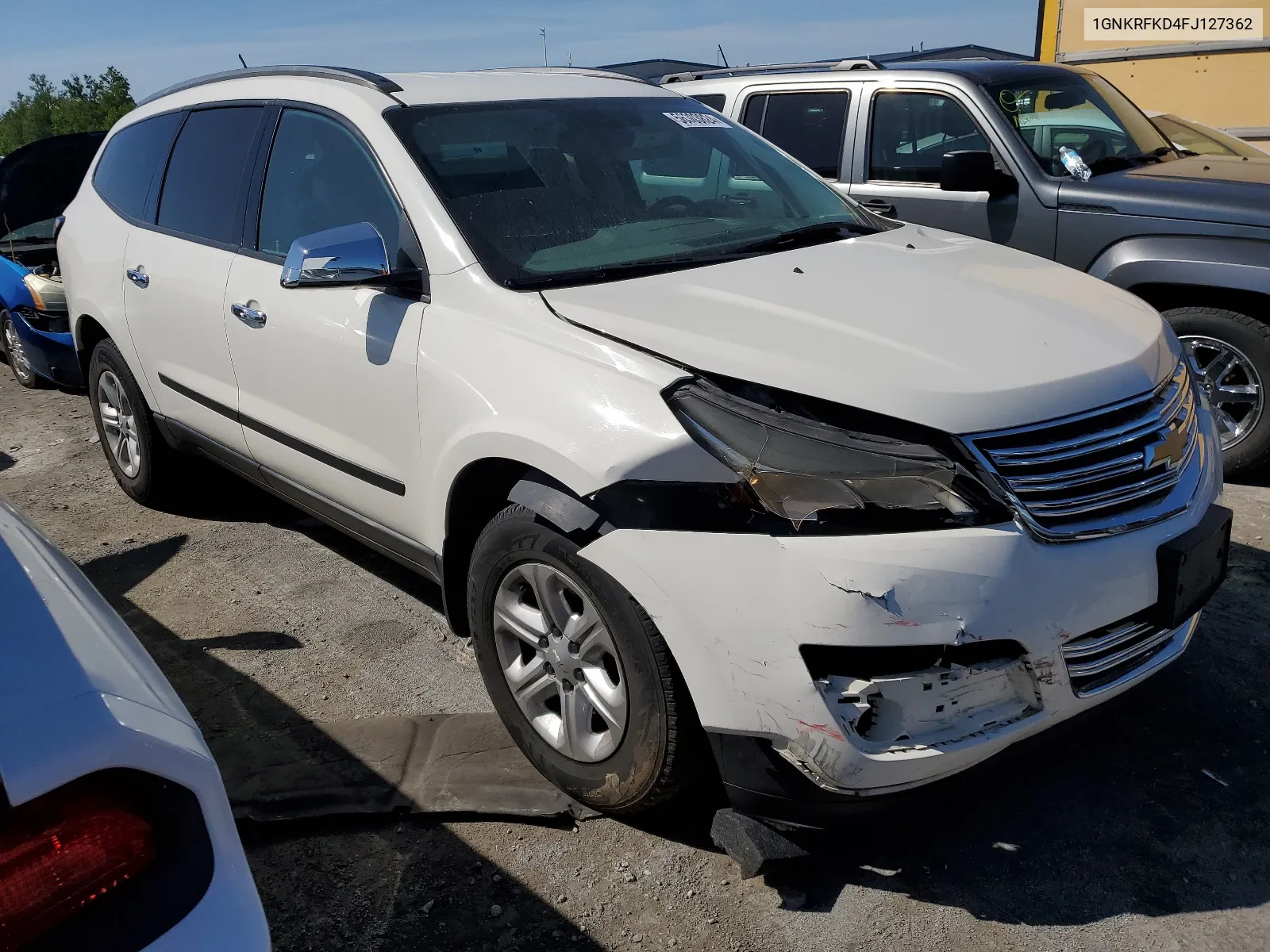 2015 Chevrolet Traverse Ls VIN: 1GNKRFKD4FJ127362 Lot: 56303824