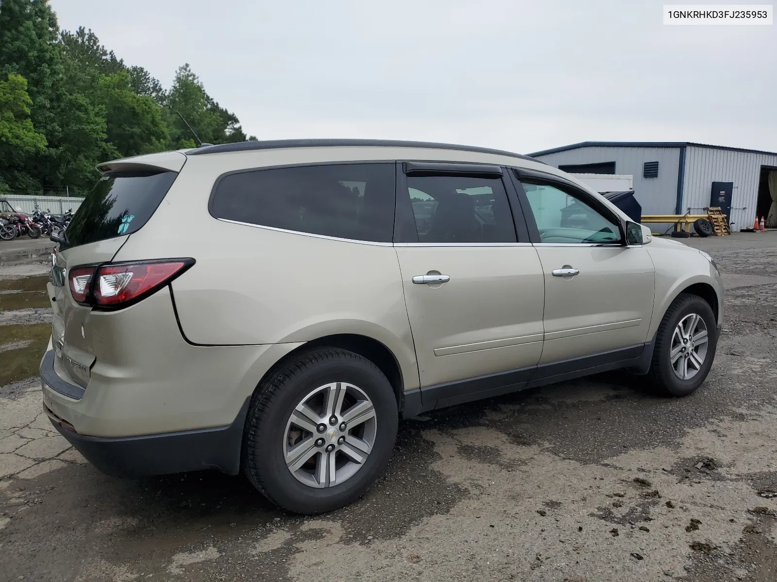 2015 Chevrolet Traverse Lt VIN: 1GNKRHKD3FJ235953 Lot: 57267914