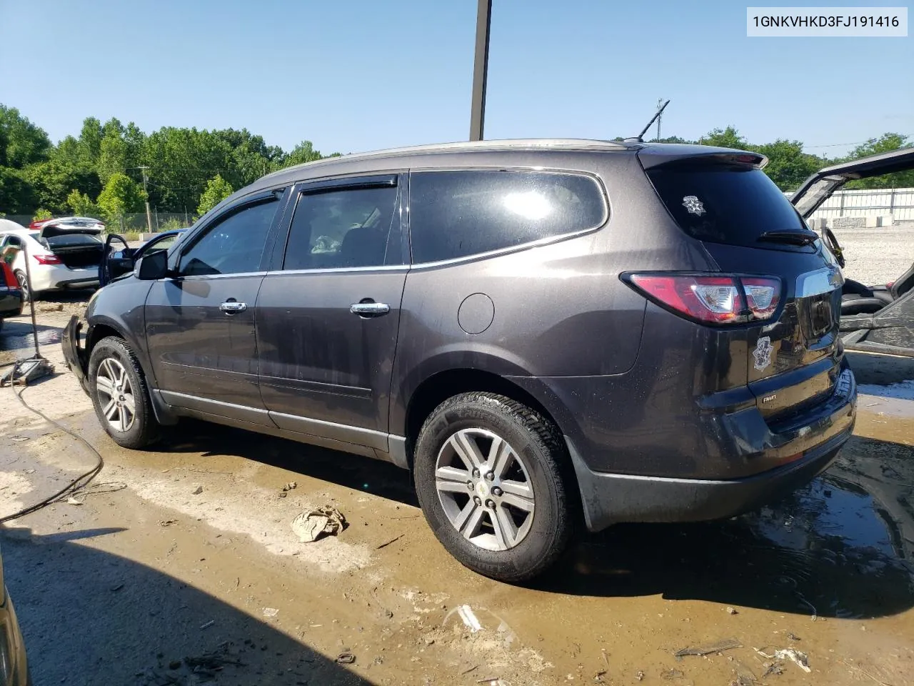 2015 Chevrolet Traverse Lt VIN: 1GNKVHKD3FJ191416 Lot: 60116674