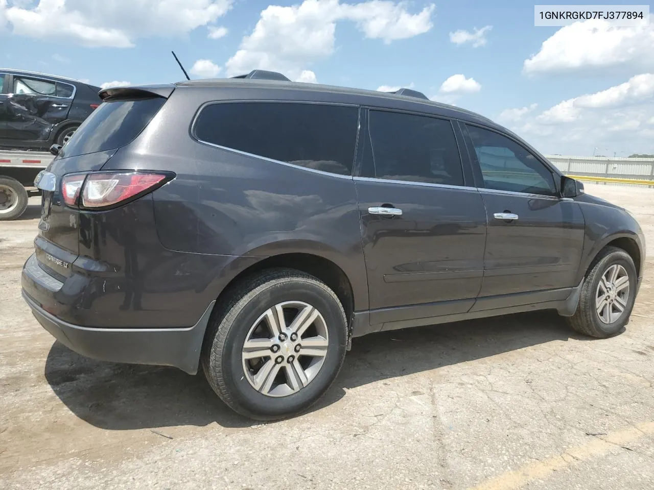 2015 Chevrolet Traverse Lt VIN: 1GNKRGKD7FJ377894 Lot: 61048514