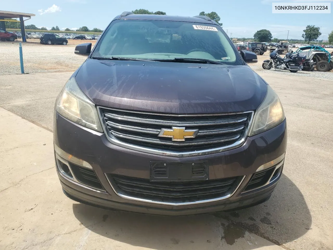 2015 Chevrolet Traverse Lt VIN: 1GNKRHKD3FJ112234 Lot: 61935644