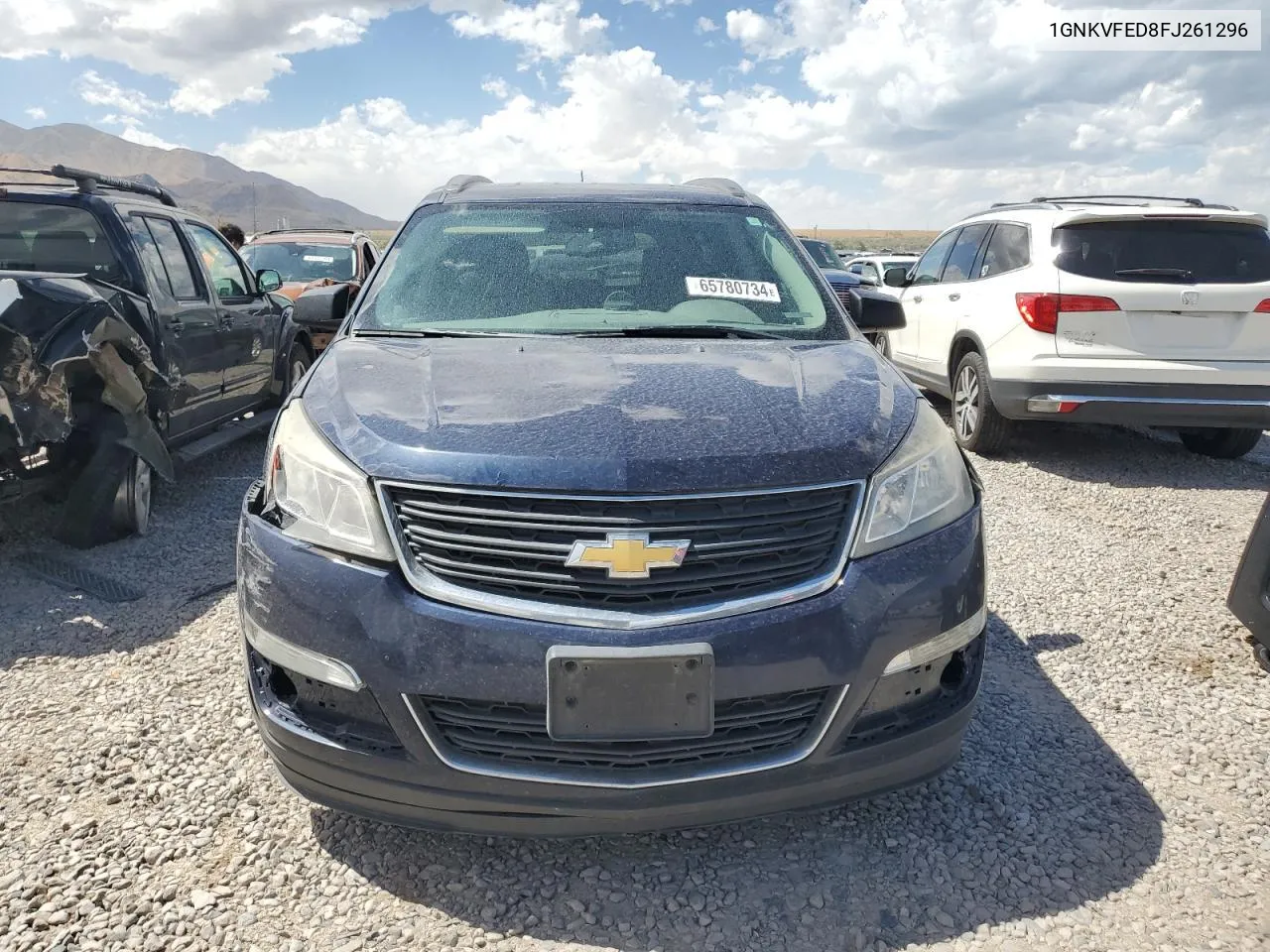 2015 Chevrolet Traverse Ls VIN: 1GNKVFED8FJ261296 Lot: 65780734