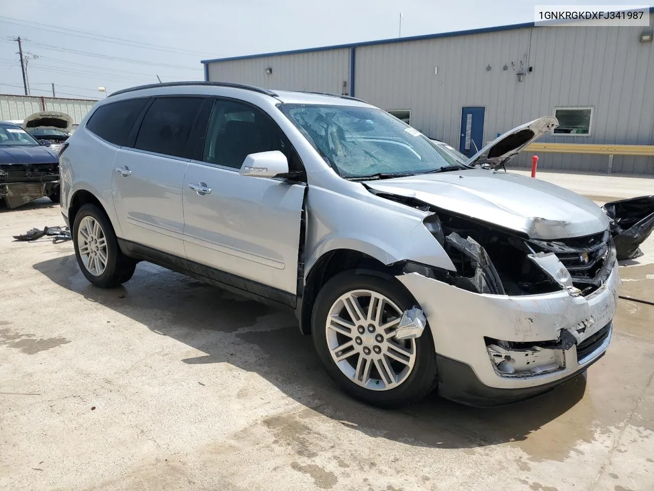 2015 Chevrolet Traverse Lt VIN: 1GNKRGKDXFJ341987 Lot: 65836994