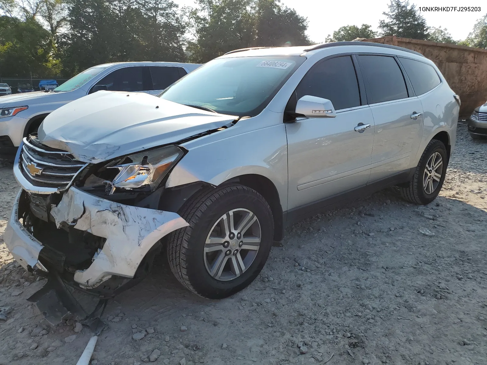 2015 Chevrolet Traverse Lt VIN: 1GNKRHKD7FJ295203 Lot: 66408294