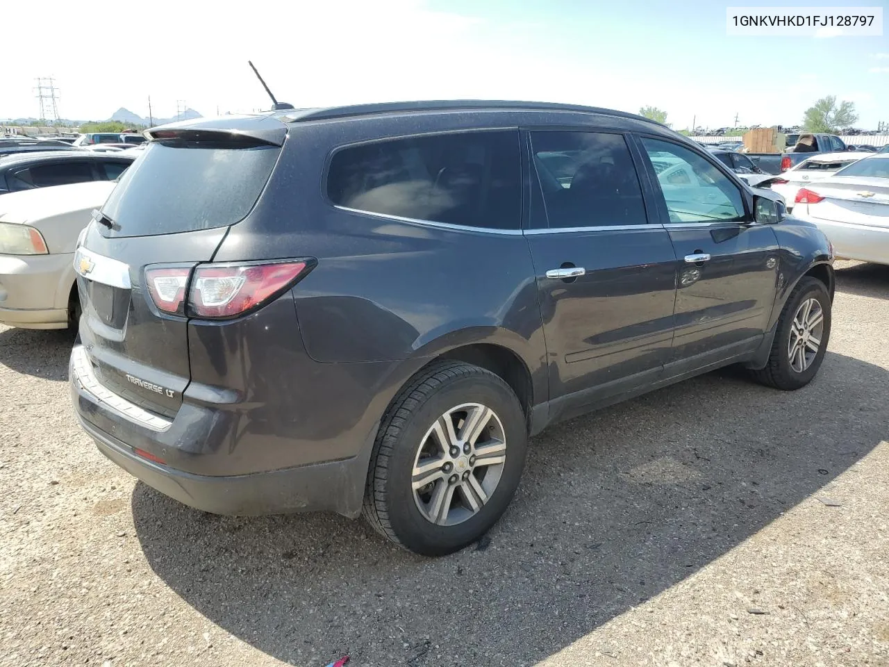 1GNKVHKD1FJ128797 2015 Chevrolet Traverse Lt