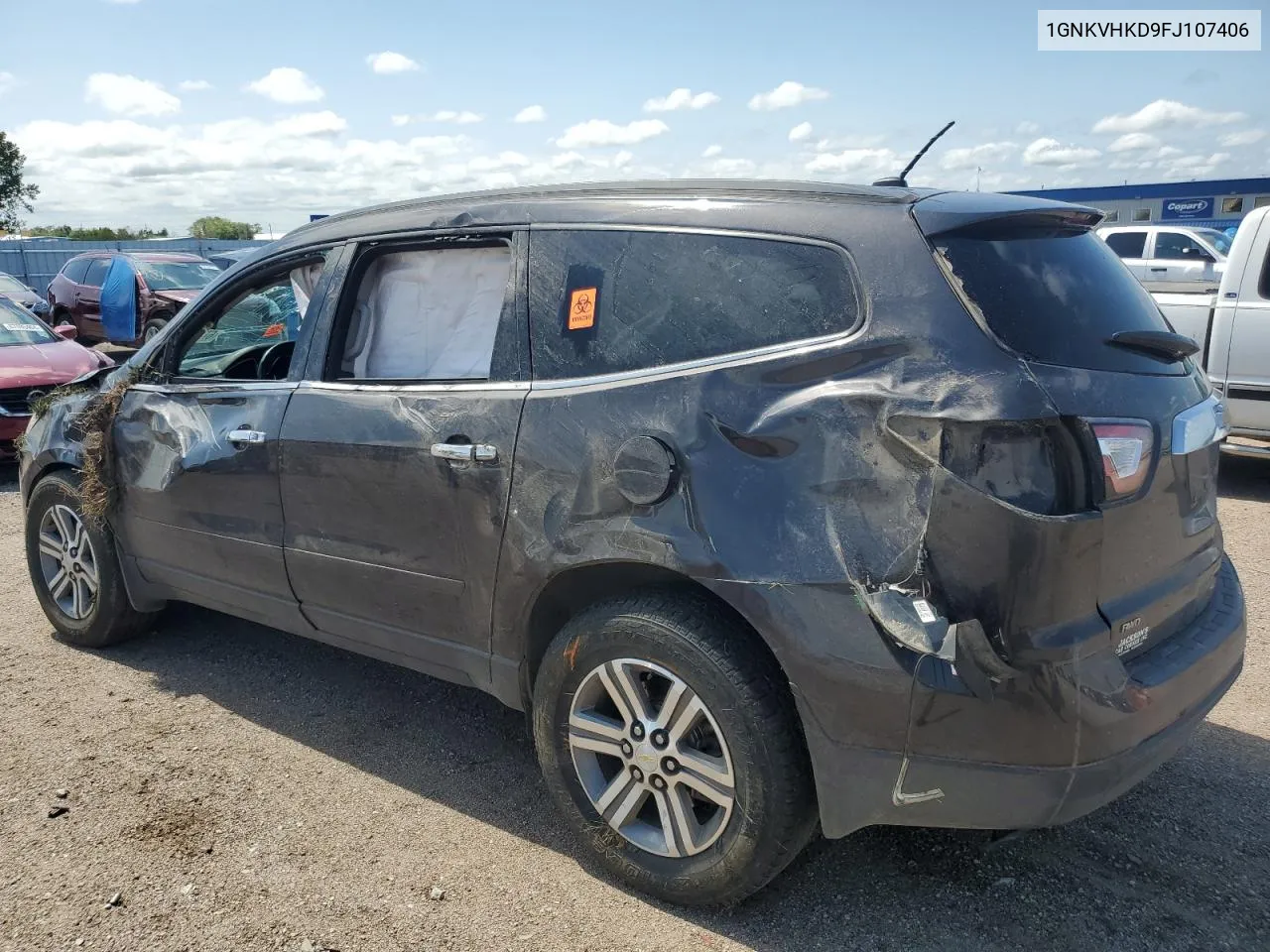 1GNKVHKD9FJ107406 2015 Chevrolet Traverse Lt