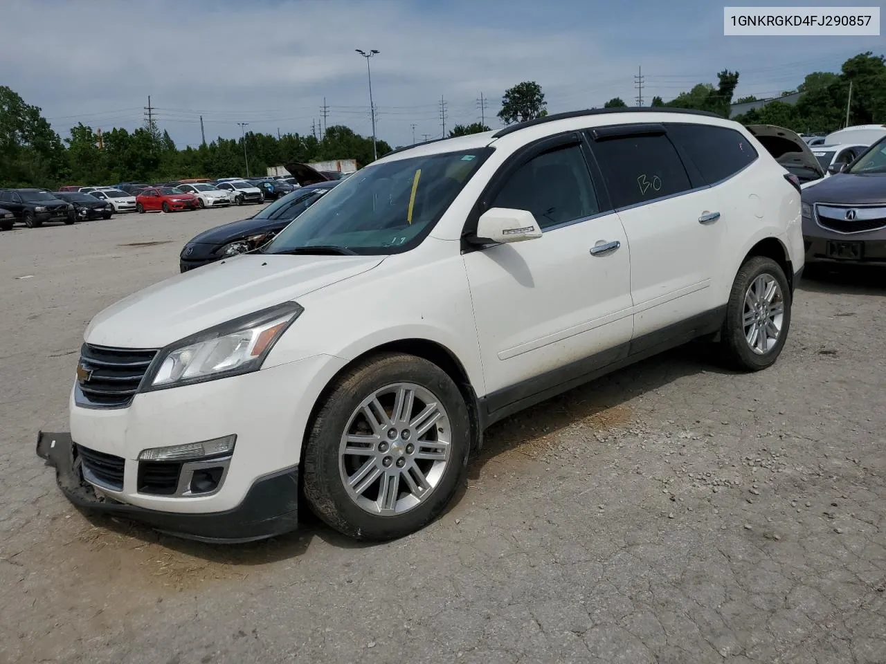 2015 Chevrolet Traverse Lt VIN: 1GNKRGKD4FJ290857 Lot: 67655114