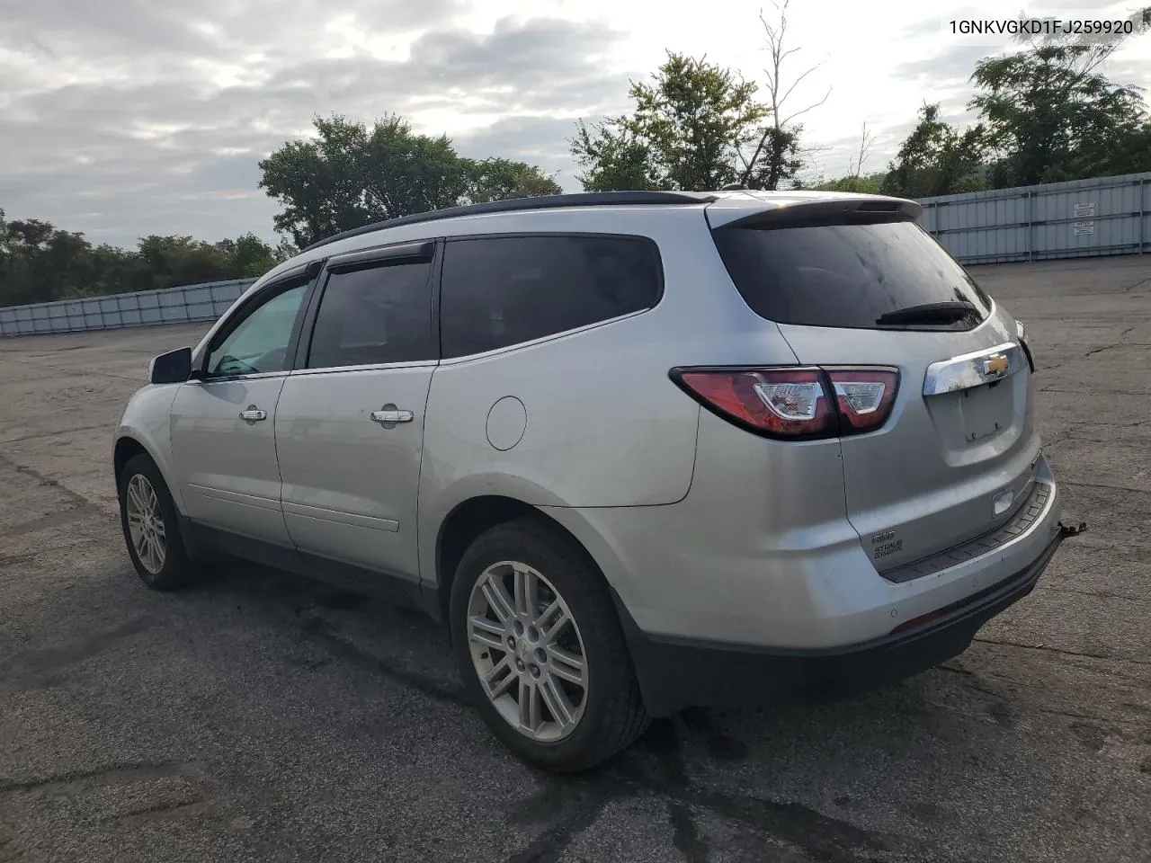 2015 Chevrolet Traverse Lt VIN: 1GNKVGKD1FJ259920 Lot: 68051034