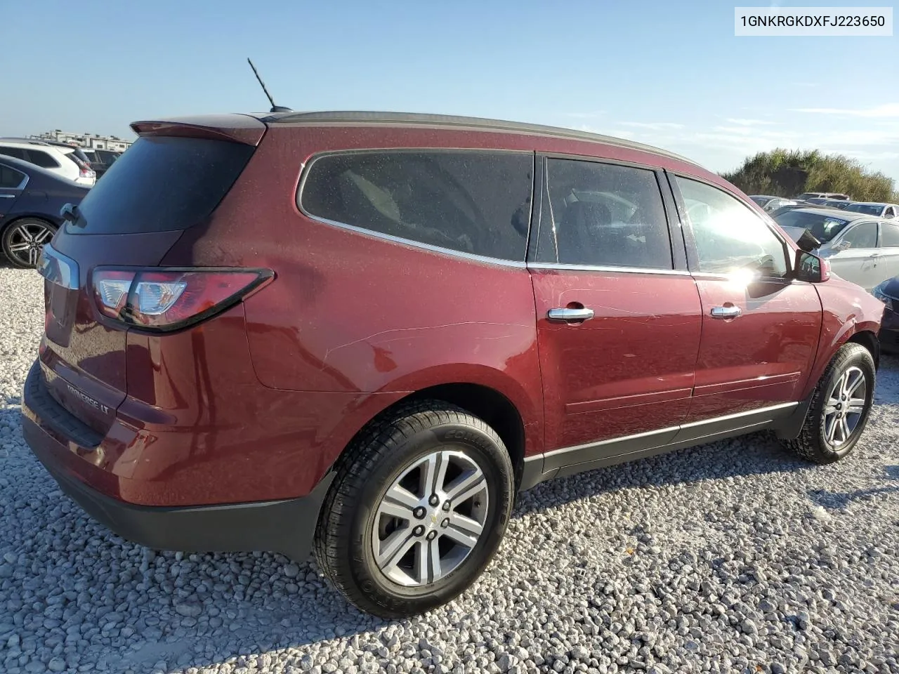 1GNKRGKDXFJ223650 2015 Chevrolet Traverse Lt