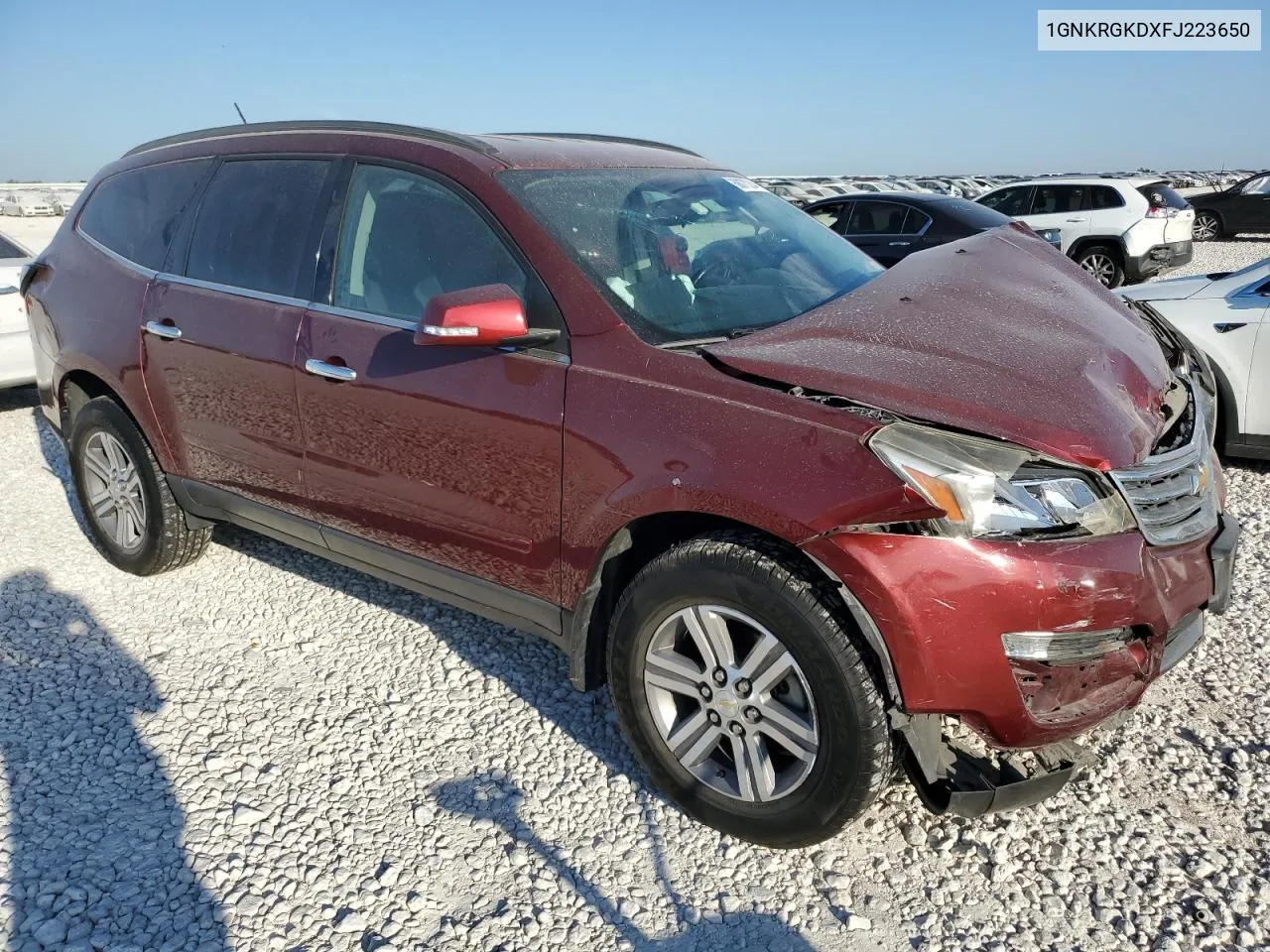 2015 Chevrolet Traverse Lt VIN: 1GNKRGKDXFJ223650 Lot: 68070244