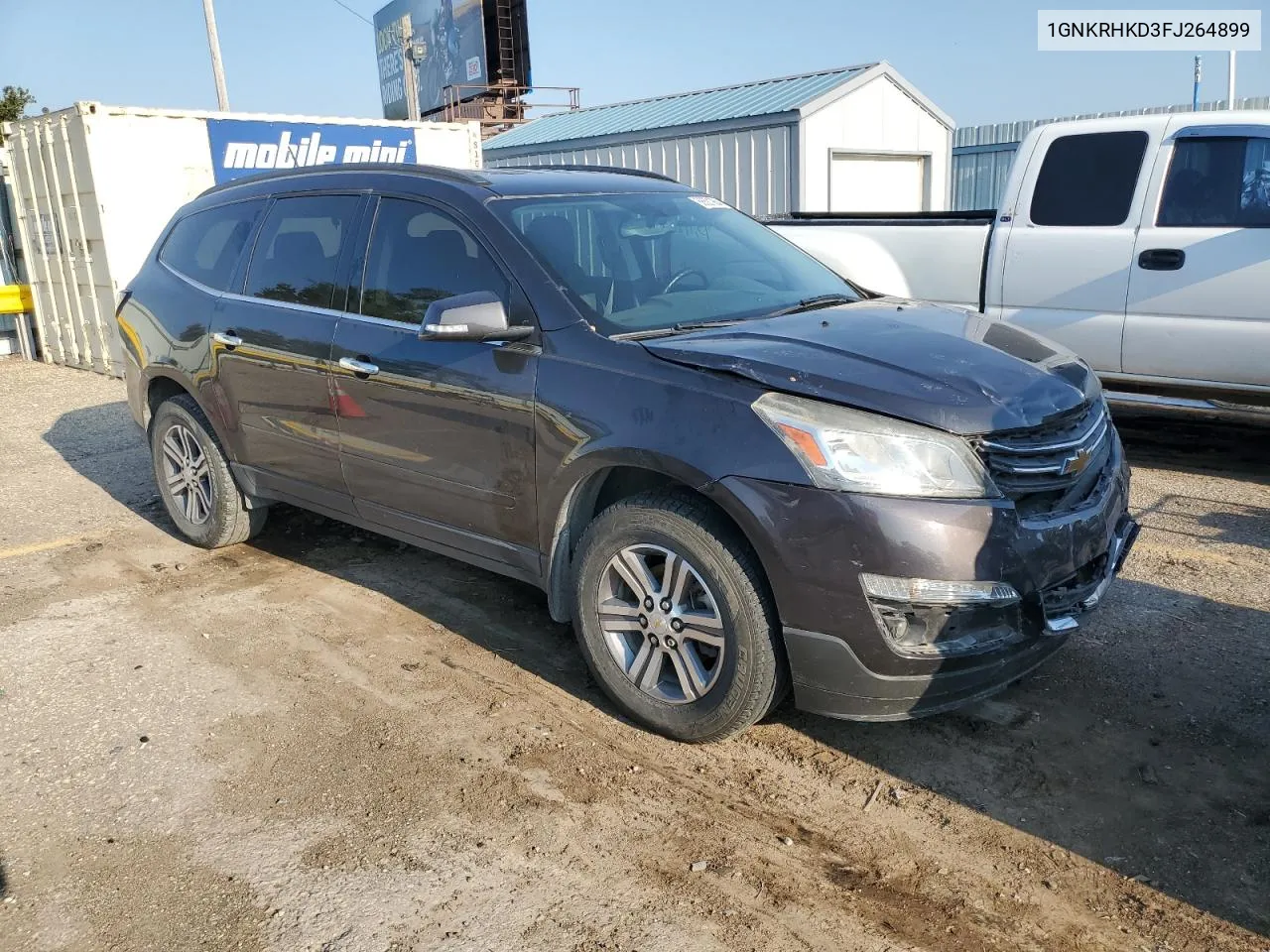 2015 Chevrolet Traverse Lt VIN: 1GNKRHKD3FJ264899 Lot: 68621984