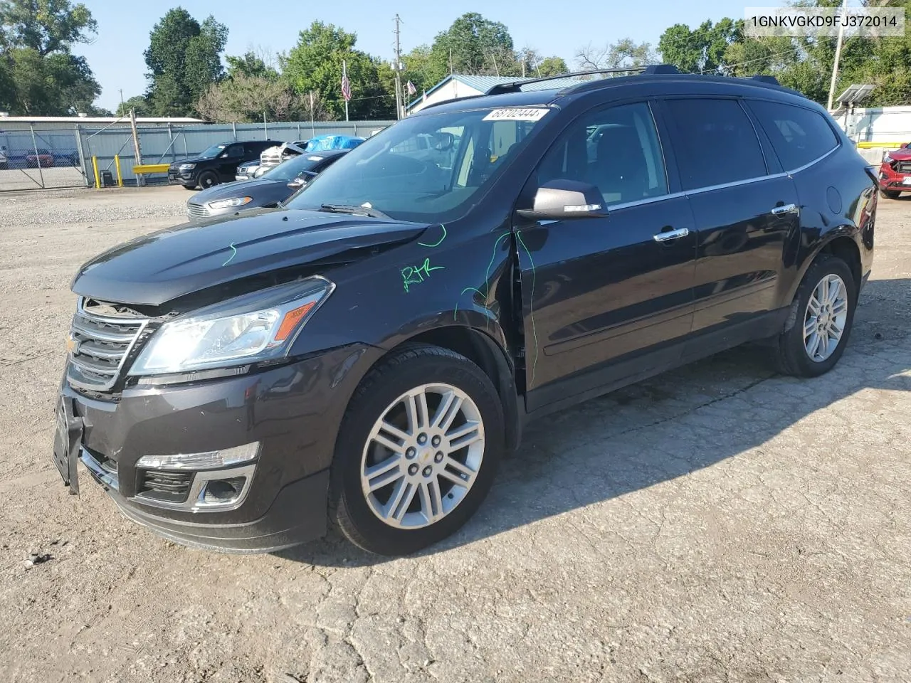 1GNKVGKD9FJ372014 2015 Chevrolet Traverse Lt