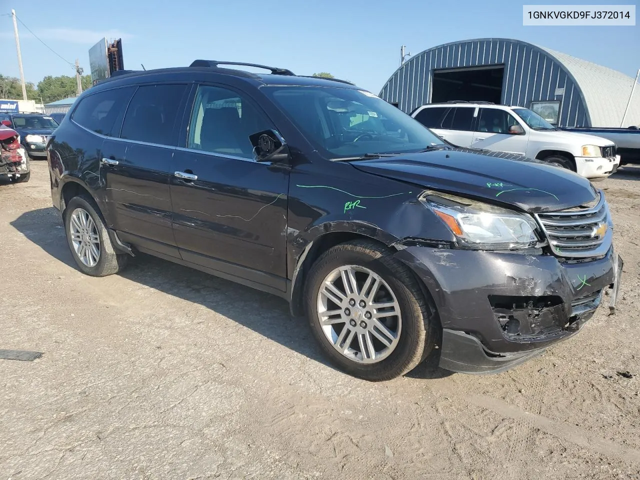 1GNKVGKD9FJ372014 2015 Chevrolet Traverse Lt