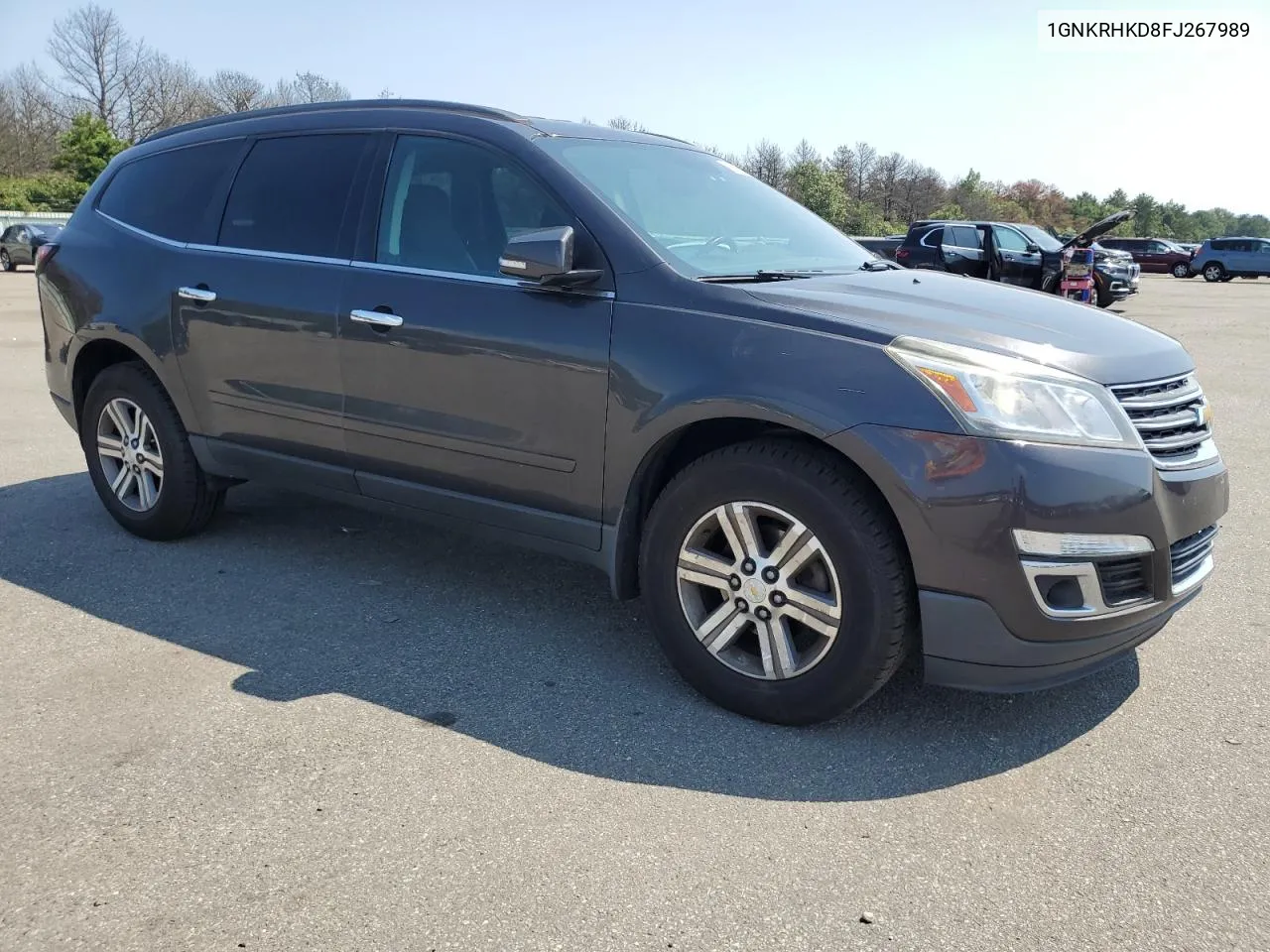 1GNKRHKD8FJ267989 2015 Chevrolet Traverse Lt