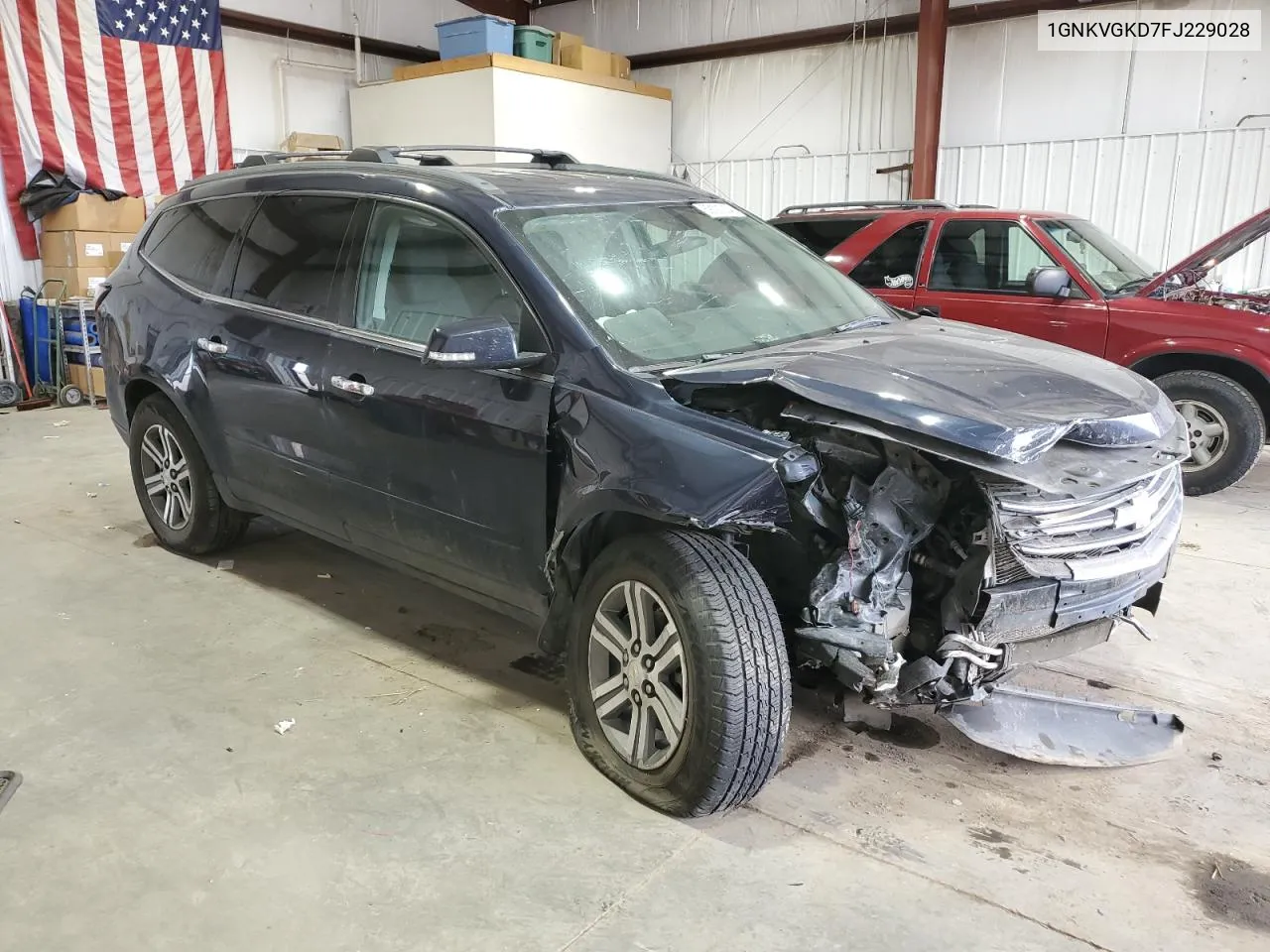 2015 Chevrolet Traverse Lt VIN: 1GNKVGKD7FJ229028 Lot: 69121334